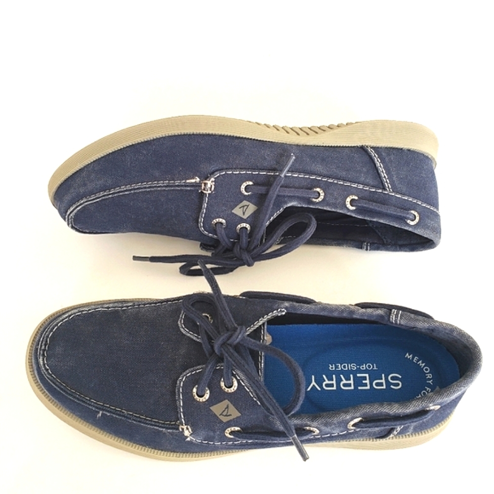 Sperrys Canvas Boat shoes Men's Size 8 NWOB